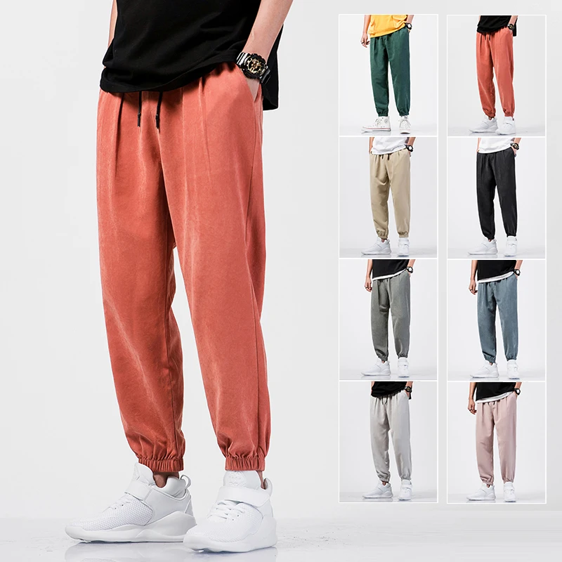 Dropshipping Male Sweatpants Joggers Autumn Japanese Mens Losse Sweatpants Men Solid Harajuku Streetwear Harem Pants 2020 New Dropshipping Male Sweatpants Joggers Autumn Japanese Mens Losse Sweatpants Men Solid Harajuku Streetwear Harem Pants 2020 New