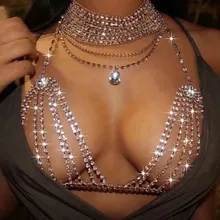 Женская сексуальная цепочка для тела, ювелирные украшение, белье, цепочка для живота, Кристальное нижнее белье, аксессуары, жемчужная цепочка для тела, Дамское сексуальное украшение#35