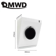 DMWD мини металлическая плита вентиляционное отверстие вытяжка боковой всасывающий настенный вытяжки вытяжной вентилятор для маленькой квартиры кухонный вентилятор вытяжка
