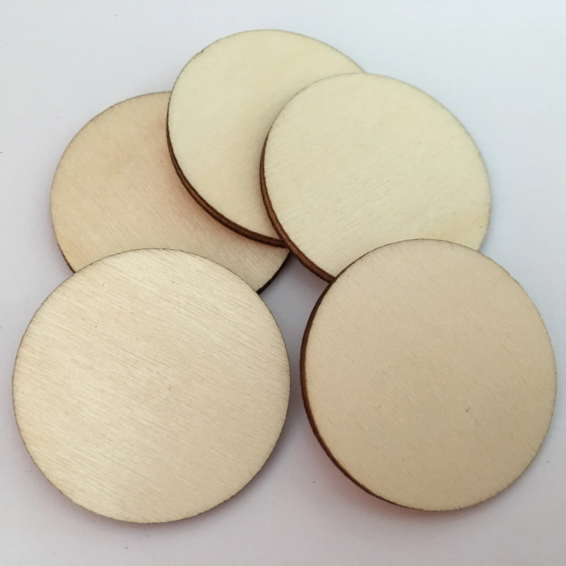 2pcs 190mm Wood Circles for Crafts, Unfinished Wood Rounds Wooden Cutouts  for Crafts, Door Hanger, Door Design, Wood Burning - AliExpress