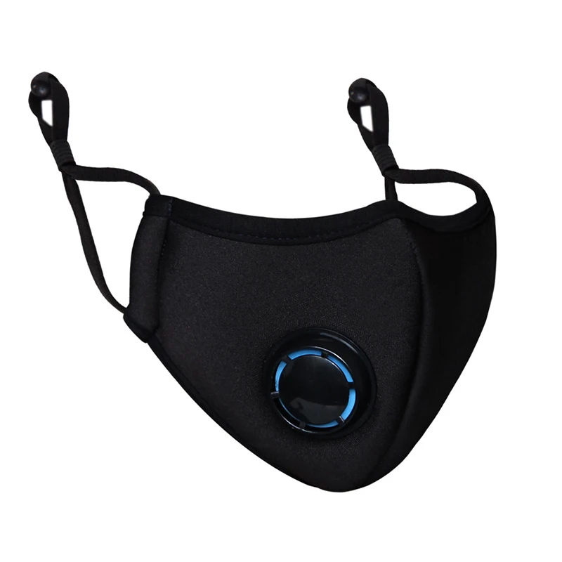 3D хлопок Анти Пыль черная маска N95 PM2.5 фильтр с активированным углем респиратор многоразовые рот крышка Анти туман дымка маски для мужчин и женщин
