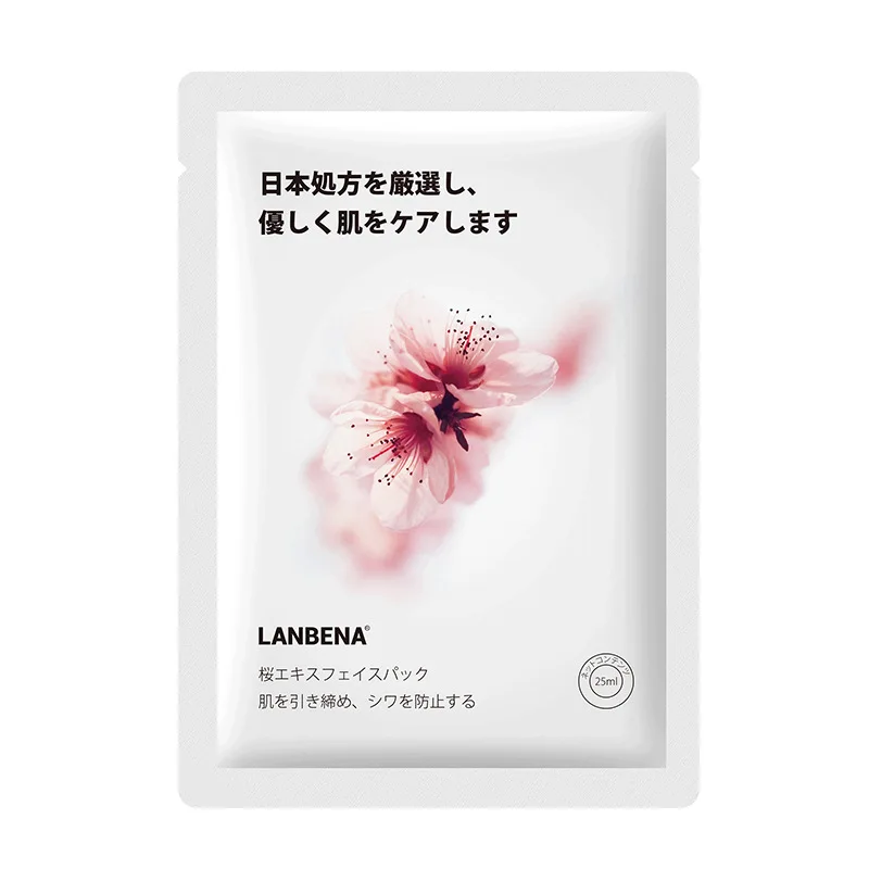 LANBENA, персик, алоэ, авокадо, сыворотка, маска для лица для восстановления, маска для лица, уход за кожей, увлажнение с осветляющим эффектом, Питательная, 25 мл