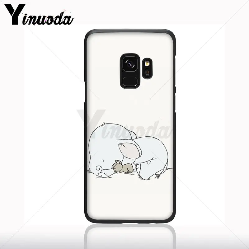 Kartun Little Pangeran Gajah Silicone Phone Case Shell untuk Samsung Galaxy S10plus S9 S8plus S10E A50 A10 A70 Kasus Ponsel