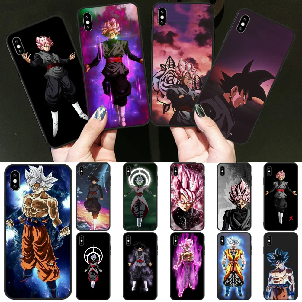 Viviana DRAGON BALL Z Super Saiyan God Son Goku черный чехол для телефона iPhone 11 pro XS MAX 8 7 6 6S Plus X 5 5S SE XR |
