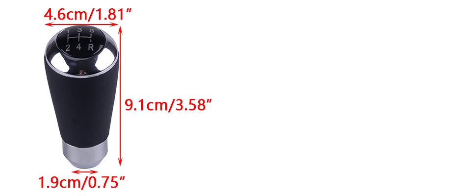 DWCX Repack черный ручной 5 скоростей Рычаг переключения передач ручка переключения передач
