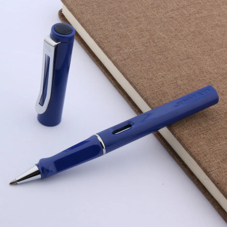 JINHAO 599 серебряные аксессуары Оранжевый Синий Красный роллербол ручка
