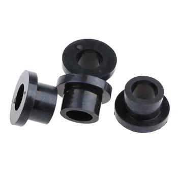 

4x Rubber Handlebar Riser Bushings Handle Bar Bushing Kit Replace Compatible for Harley Sportster 1986-2003, Black
