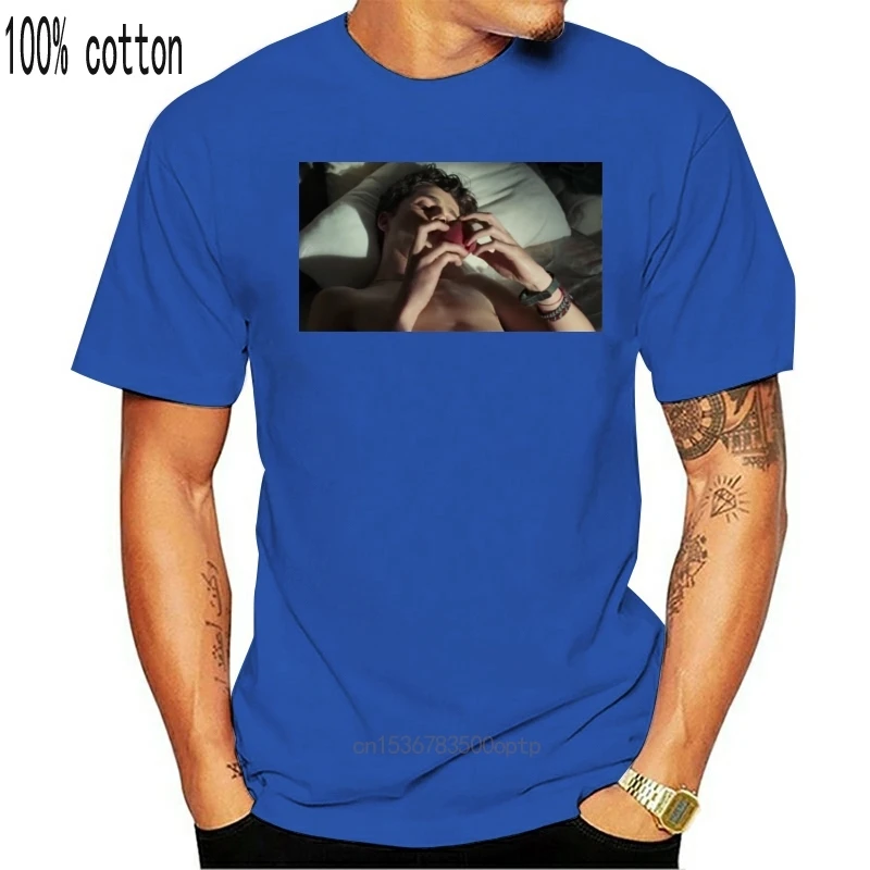 Peach scene AND First Kiss (see both pics). call me by your name chalamet Cool Casual pride t shirt men Unisex New | Мужская одежда