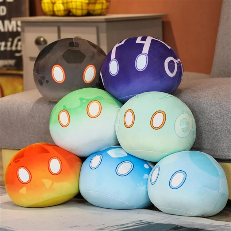 Тематические милые плюшевые куклы Genshin Impact Slime 10 см/30 см/40 см Кели данги подушка