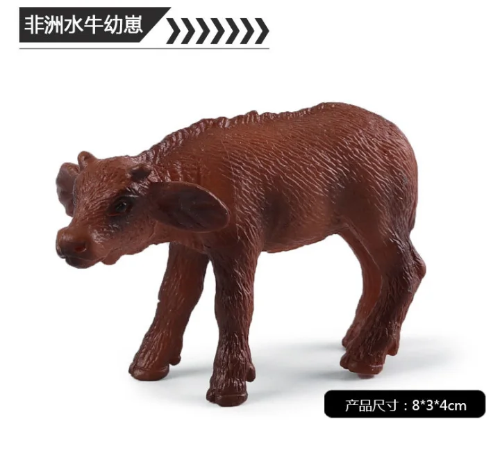 39 видов моделирования бык/носорог фигурка коллекционные игрушки Твердые буйвола экшн-фигурки животных Детские подвижные игрушки - Цвет: 3