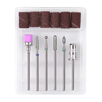 

1 Set Tungsten Alloy Nail Drill Bits New Grinder Nail Files Sanding Head Set