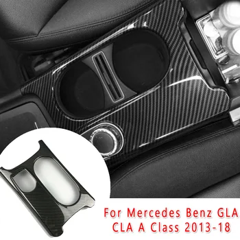 

Car Console Water Cup Panel Cover Trim Stylish For Mercedes-Benz GLA X156 CLA C117 A Class 2013-2018
