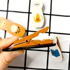 4PCS/lot Creative Kawaii Cat Mini Craft Decoration Natural Wooden Photo Clips Pegs ► Photo 3/6