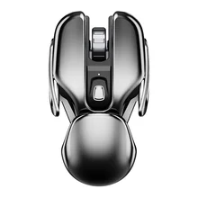  PX2 Metal 2.4G Rechargeable Wireless Mute 1600DPI Mouse 6 Buttons for PC Laptop Computer Gaming Office Home Waterproof Mouse 