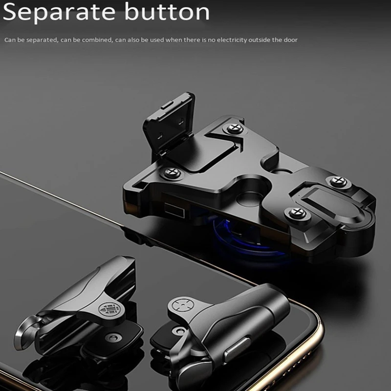  MOOL Phone Stand Gamepad Joystick Transformers Fast Trigger Shooter Controller for PUBG Mobile Gami