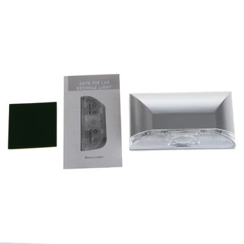 

2020 New PIR Infrared IR Wireless Auto Sensor Motion Detector Keyhole Light 4 LED Lamp