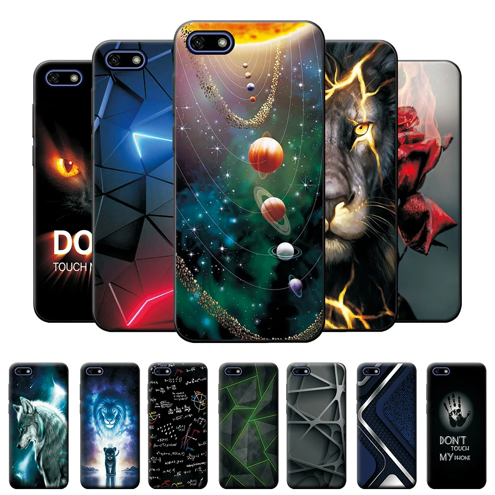 Чехол для Honor 7A чехол задняя крышка Бампер на 7 A Ударопрочный Мягкий силиконовый