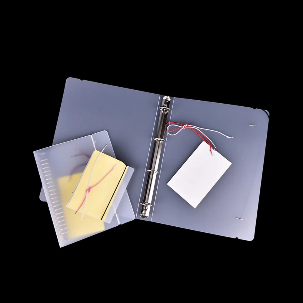 Горячая практичная Обложка для блокнота папка для файлов многоразового использования 20 отверстия для колец Биндер спираль А7