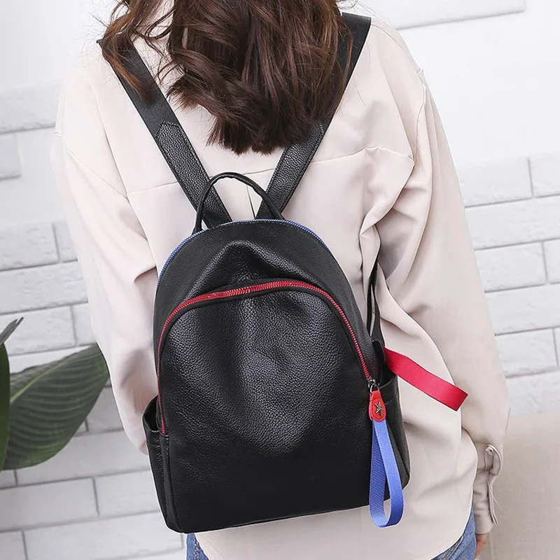 

new JIULIN high quality waterproof wear-resistant anti-wrinkle leisure travel PU ladies backpack women bag