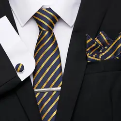 Карманный платок для мужчин s галстук для мужчин Формальный Бизнес Свадебная вечеринка галстук Набор Шелковый жаккард мужской s галстук
