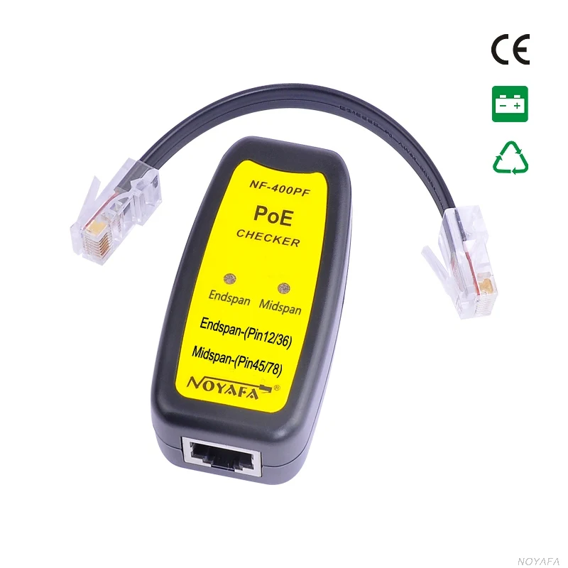 

Noyafa New arrived NF-400PF POE Splitter PoE Checker PoE Tester welcome to OEM