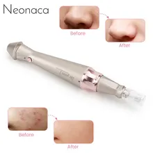 

Microneedling Pen Professional Cartridge Kit E30 Wired Golden Electric Derma Dr Pen Facial Needle Dermapen Machine Beauty Health