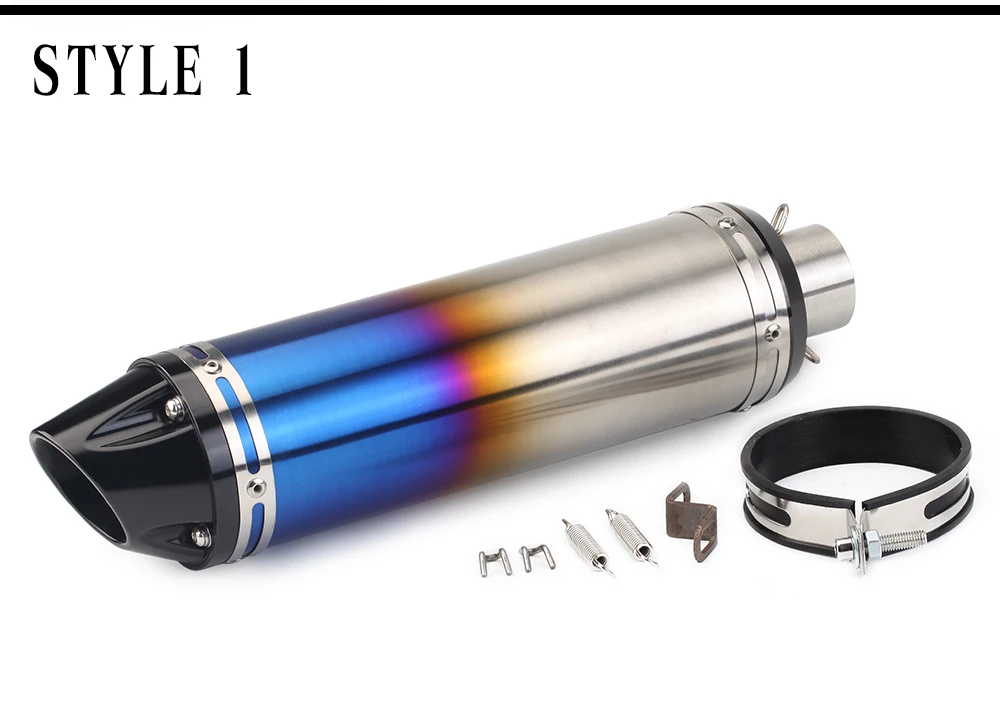 Модифицированный CNC круговой взрыв уличный выхлопной трубы 350/250R6 K6K8K9 Универсальный выхлопной трубы