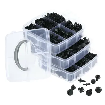 

Bumper Fasteners Door Trim Set Parts Accessories Car Auto 655Pcs Nylon