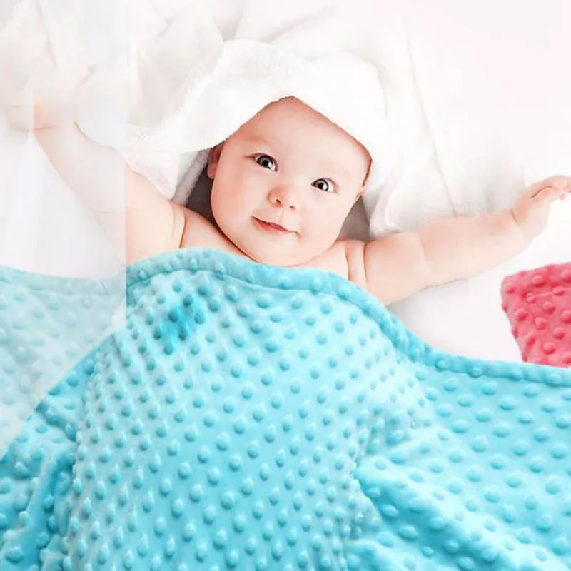 Синее и красное детское Хлопковое одеяло теплое Пеленальное Одеяло 80*100 см пеленки для новорожденного одеяло для ребенка
