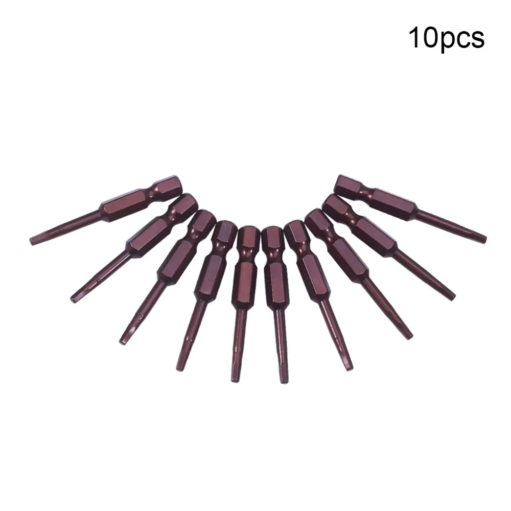Utoolmart 10 шт. 1/4 ''H2.5 H3 шестигранный хвостовик отвертки S2 50/65 мм Длина Магнитный шестигранной головкой винт драйвер для бурового долота pdc ремонтных инструментов
