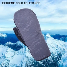 Варежки, лыжные перчатки, сноуборд, мужские, женские, зимние, синтетический утеплитель, теплые, водонепроницаемые, ветрозащитные, для катания на лыжах, рыбалки, спортивные перчатки