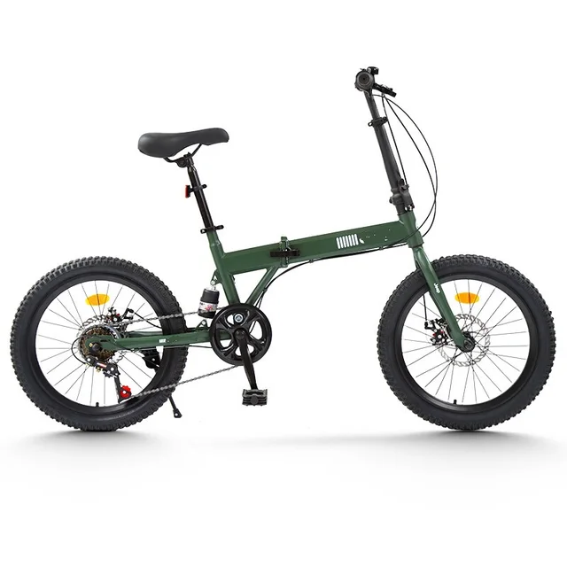 Doki Toy 2021 New Folding Bicycles, Adult Men And Women 20-inch Super Light Speed Bike Children Small Car Instead Of Walking 1