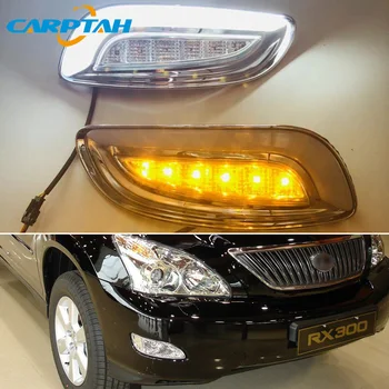 

LED Daytime Running Light For Lexus RX300 RX330 RX350 2003 - 2009 Waterproof Yellow Turn Signal Indicator Light Fog Lamp LED DRL