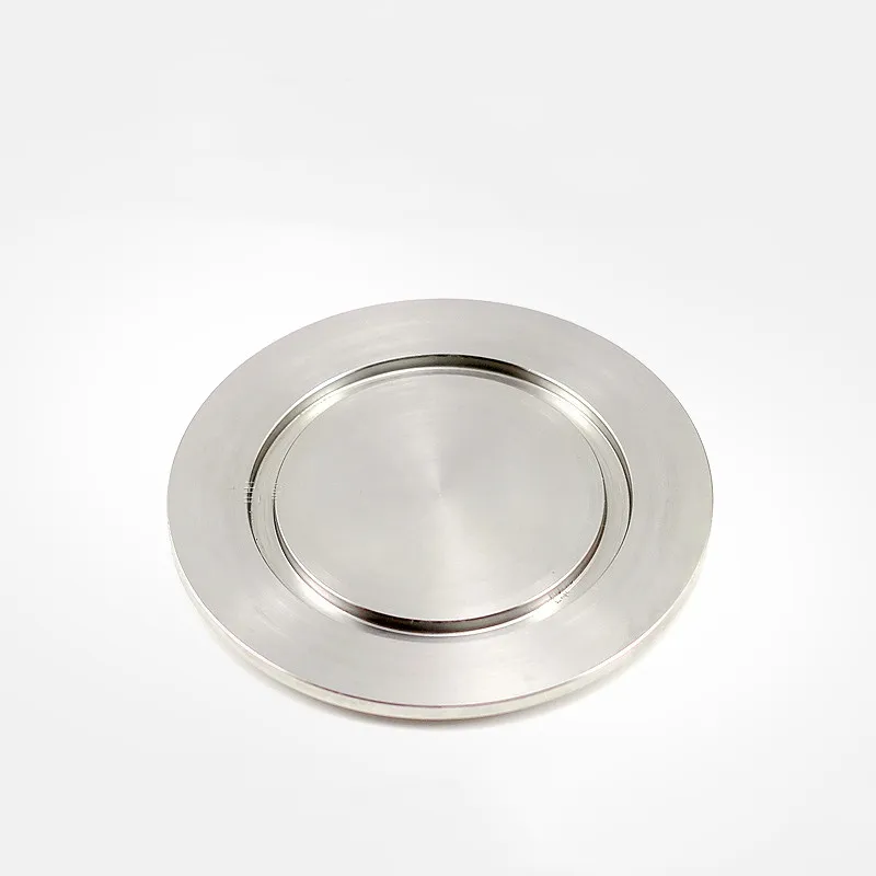 Vacuum Flange Blind Plate Flange Cega em Branco Solid End Cap Flange Baffle Plate para Tubo de Vácuo Tri Clamp Aço Inoxidável 304 kf