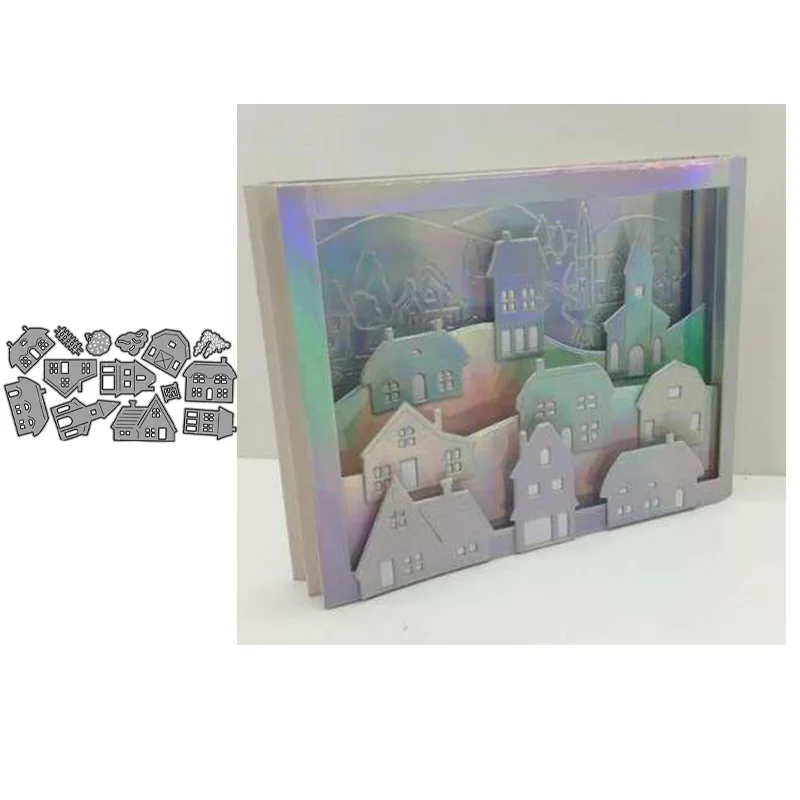 JC металлический Трафаретный вырубной штамп жилищного строительства Архитектура
