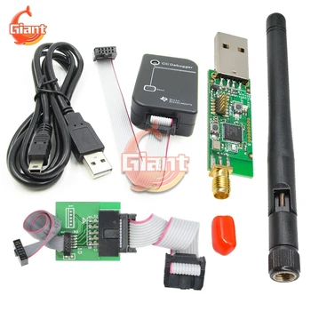 

CC2540 CC2531 Zigbee Emulator CC-Debugger USB Programmer Sniffer Board with Antenna Bluetooth Module Connector Downloader Cable