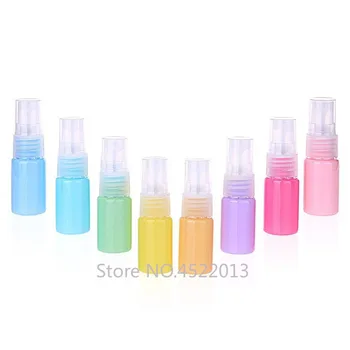 

10ML 30pcs50pcs Plastic Portable Travel Cute Candy Colors PET Spray Bottle,Mini Samll Empty Macaroon Mist Spray Nozzle Container