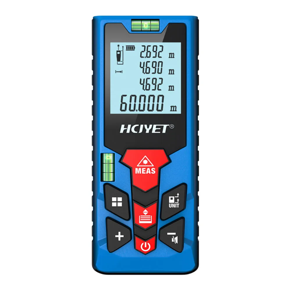 Mileseey Portable Laser Distance Meter 60M Laser Rangefinder high-precision Digital  trena laser tape range finder measure tool