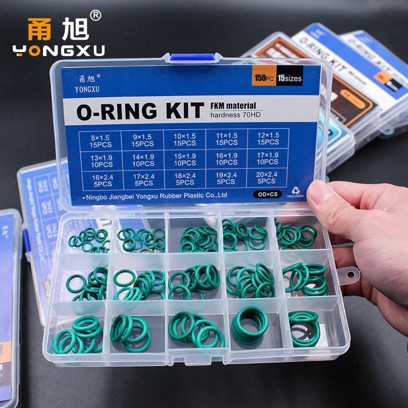 O Ring Kit Silicone Rubber O Ring Set Seal VMQ NBR FKM Sealing