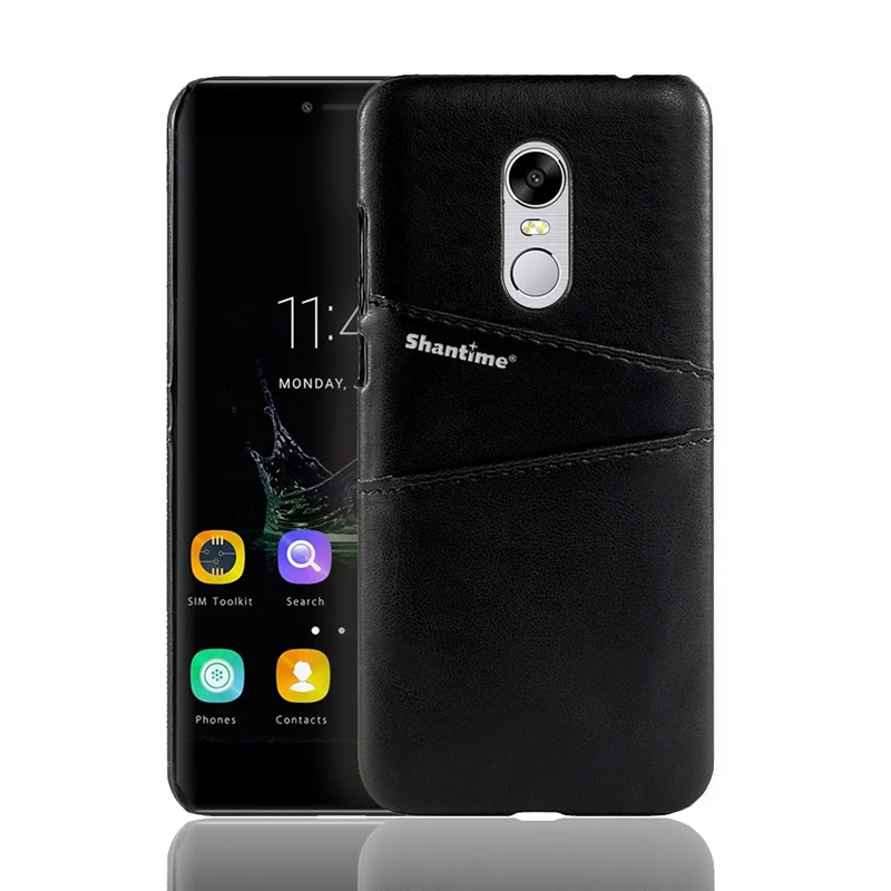 Чехол-бумажник из искусственной кожи для Xiaomi Redmi 5 Plus, чехол для Xiaomi Redmi 5, деловой чехол для Xiaomi Redmi Note 4 Redmi Note 4X, чехол - Цвет: BLACK