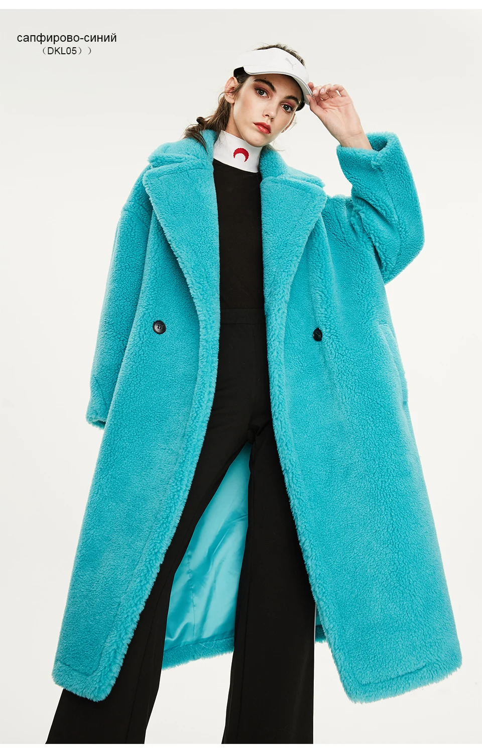 JAZZEVAR Зимнее новое поступление меховое пальто новое модное стильное свободная одежда длинное теплое зимная куртка K9063