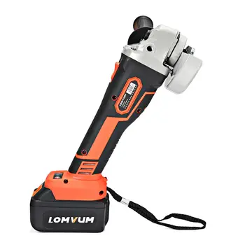 

21V Cordless Angle Grinder Lithium Ion Brushless 80-240V Multifunctional Electric Grinding Li-ion Battery Cutting Machine