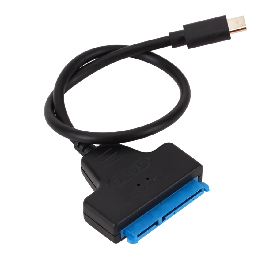 Usb Usb c para Sata Conversor Usb 3.1 Tipo-c Cabo Adaptador para 2.5 Disco Rígido Ssd Sata para tipo c Cabo de Disco Rígido de Alta Velocidade 3.1 - Imagem 4