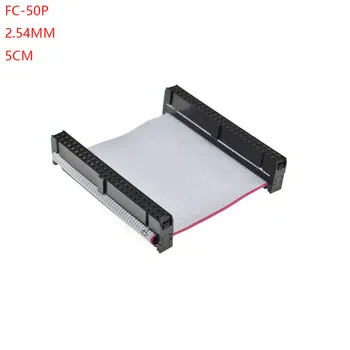 

10PCS FC-50p 5CM 2.54MM pitch JTAG AVR ISP DOWNLOAD CABLE 50P WIRE 50PIN Gray Flat Ribbon Data Cable FOR DC3 IDC BOX HEADER