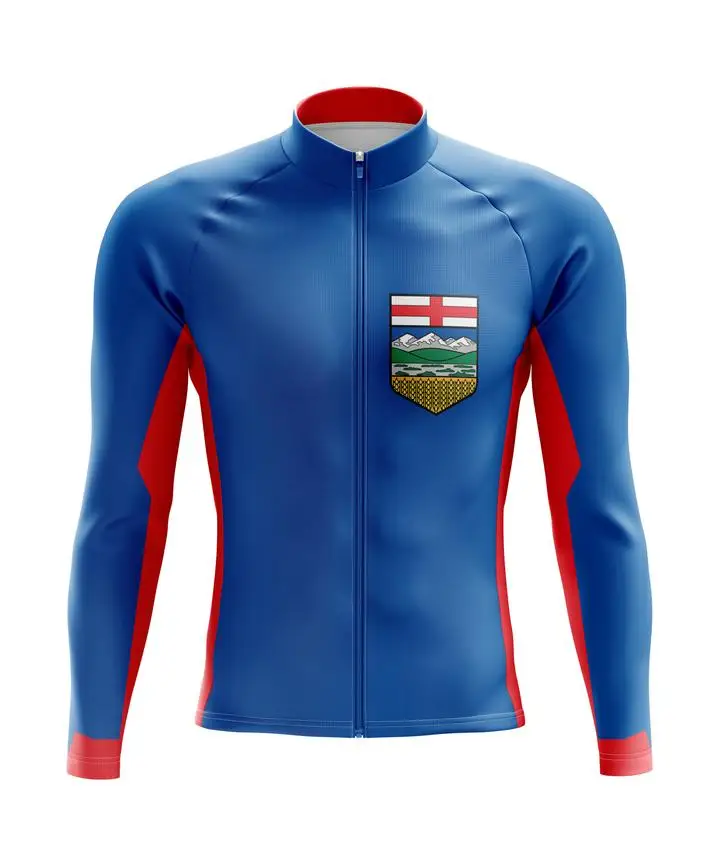 Alberta Long Sleeve Cycling Jersey Unisex Long Sleeve Cycling Jersey