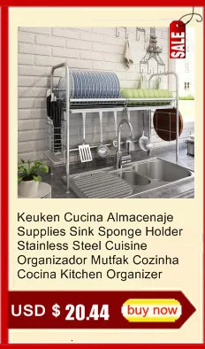 De Sink Accessories Cosina Almacenamiento Dish Drainer Stainless Steel Cocina Mutfak Rack Cozinha Cuisine Kitchen Organizer
