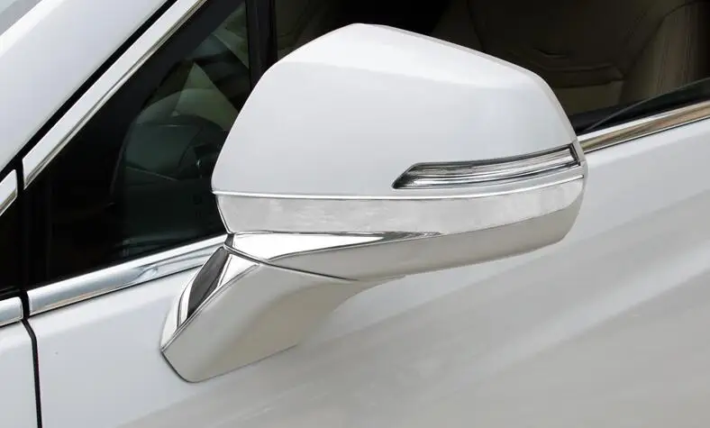 Для Cadillac XT5 4 шт. ABS хромированное зеркало заднего вида для боковой двери автомобиля защитная полоска рамка Накладка аксессуары для стайлинга автомобилей