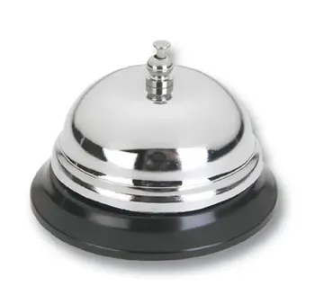 

Classic Service Concierge Hotel B & B Desk Call Steel Bell