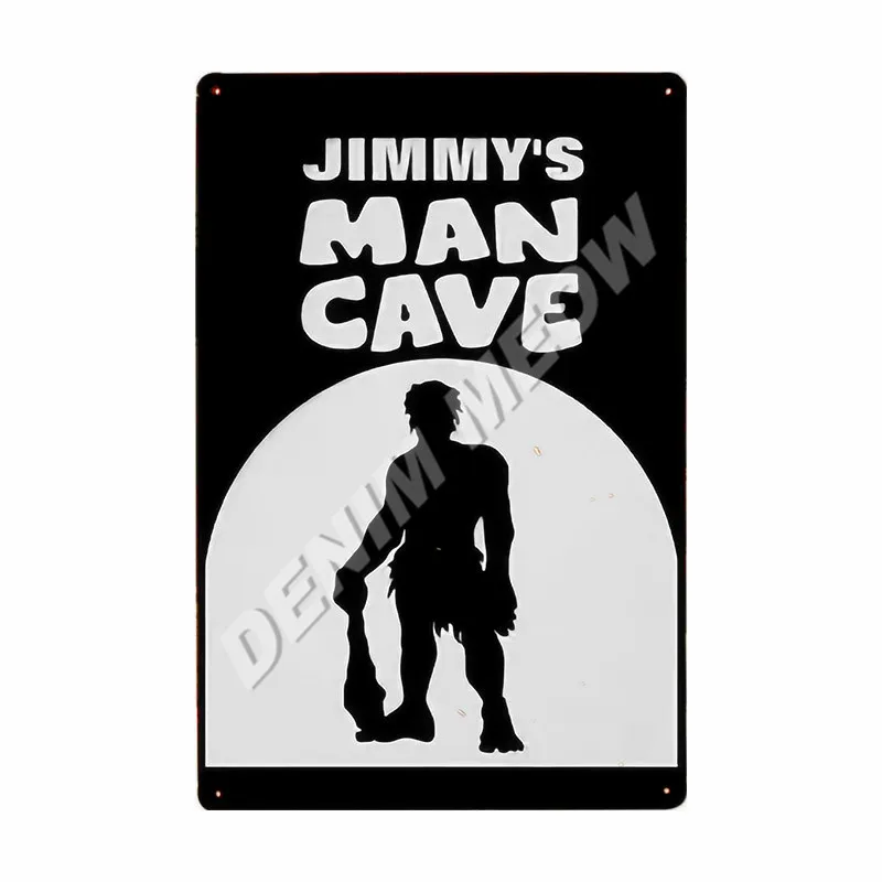 Добро пожаловать в The Man Cave табличка винтажный металлический постер правила пещеры живопись оловянный знак охотничьи Приключения декоративная наклейка на стену WY111