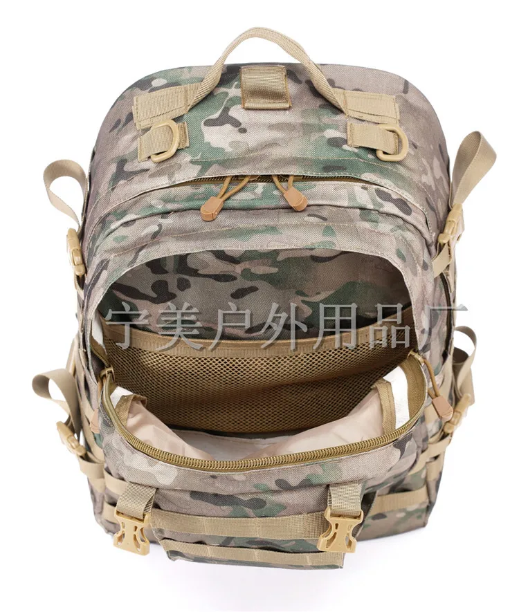Combination Backpack Outdoor Backpack Mountaineering Bag 50L Waterproof Army Fans Camouflage Tactical Combination Tactical Backp